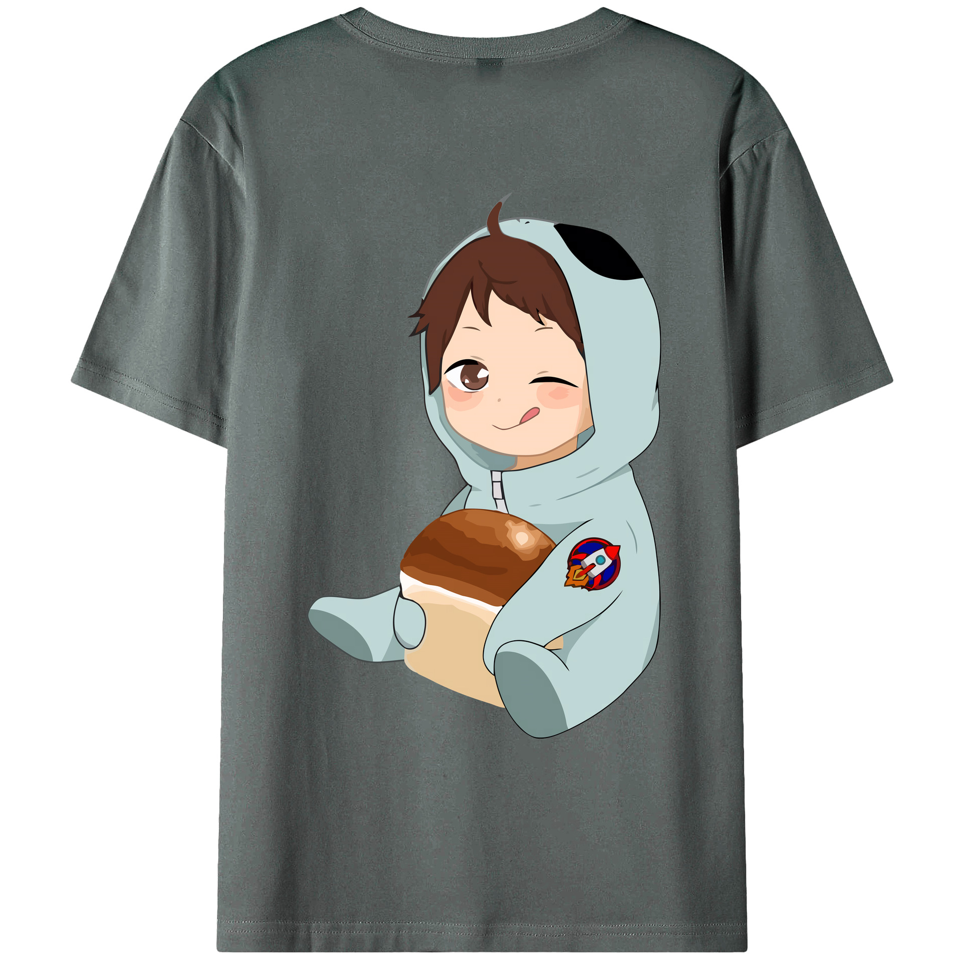 （画像用） ハイキュー!! Haikyu!! 綿100％ メンズ半袖Tシャツ（バックプリント） 通気性